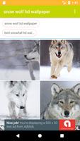 Snow Wolf And Bird HD FREE Wallpaper capture d'écran 3