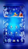 Snowflake Christmas Ice Frozen পোস্টার