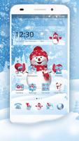 Happy Snowman Winter پوسٹر