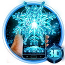 3D Frozen Snowflake Winter theme APK