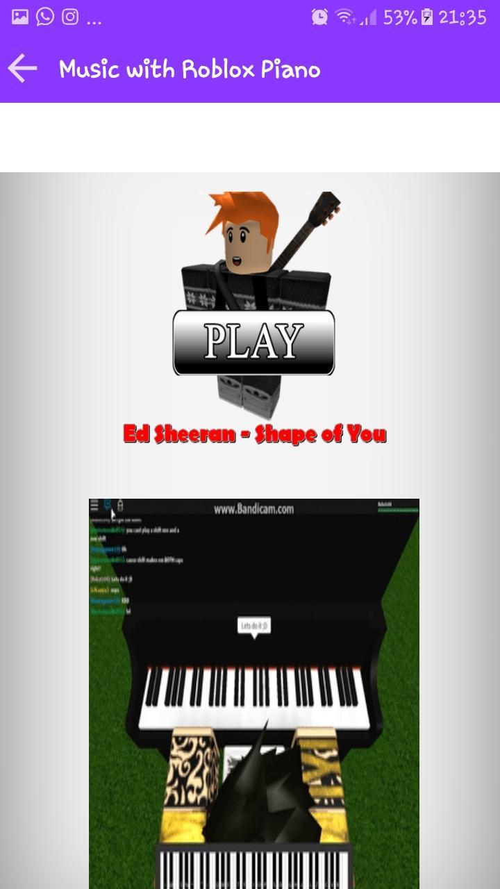 Music With Roblox Piano For Android Apk Download - roblox piano keyboard havana
