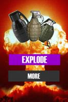 Klingt Granat Explosion Plakat