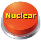 परमाणु अलार्म ध्वनि बटन आइकन
