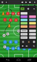 Soccer coach's clipboard постер