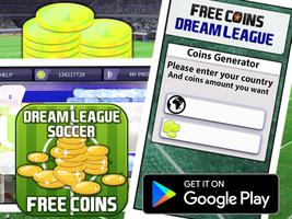 Free Coins For Dream League Soccer - PRANK screenshot 1