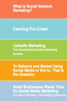 Social Network Marketing 스크린샷 1