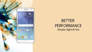 J7 Galaxy Launcher et le thème Affiche