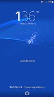 Z5 Premium Lockscreen screenshot 1