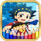 How To Color Beyblade Burst - Coloring Book-icoon