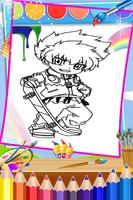 Poster How To Color Beyblade Burst - Coloring Book