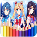 How To Color Sailor Moon - Coloring Book-APK