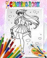 How To Color Sailor Moon - Coloring Book স্ক্রিনশট 1
