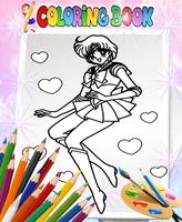 How To Color Sailor Moon - Coloring Book স্ক্রিনশট 2