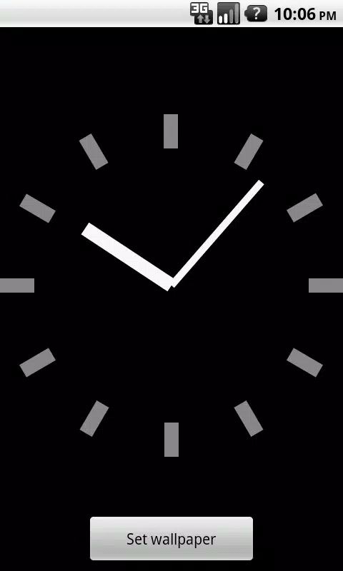 Descarga De Apk De シンプル時計壁紙 黒 Para Android