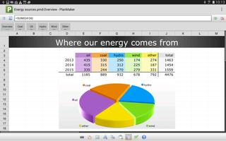 2 Schermata FREE Office: PlanMaker Mobile