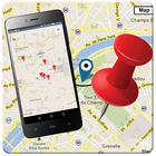 Mobile Location Tracker Map icon