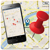 Mobile Location Tracker Map icon