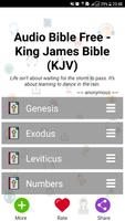 Audio Bible Free - King James Bible (KJV) Affiche