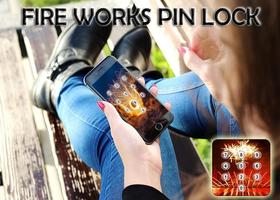 Fire Works Pin Screen Lock 스크린샷 1