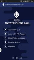 Auto Answer Phone Call Pro poster