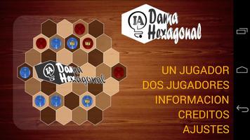 Damas Hexagonal Cartaz