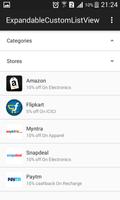 Expandable Custom List captura de pantalla 1
