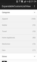Expandable Custom List capture d'écran 2