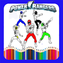 power rangers and other Super Heroes Coloring APK