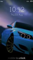 Racing Car Lock Screen Cartaz