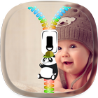 Cute Baby Zipper Lock Screen icon