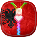 Albania Flag Zipper Lock APK