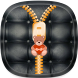 Black Zipper Lock Screen