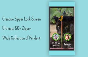 3 Schermata Zipper Lock : Black panther