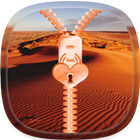 Desert Zipper Lock Screen آئیکن