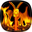 Fire Zipper Lock Screen APK