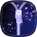 Fireflies Zipper Lock Screen