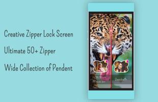 Jaguar Zipper Lock Screen syot layar 3