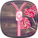 Lollipop Zipper Lock Screen APK