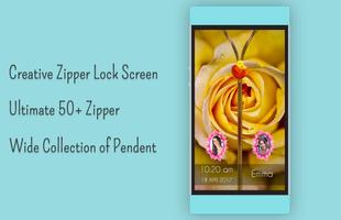 Macro rose Zipper Lock Screen স্ক্রিনশট 3