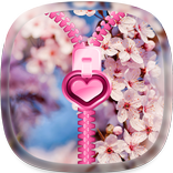 Sakura Zipper Lock Screen