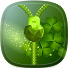 St. Patrick's​ day Zipper Lock ikona