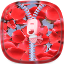 Petals Zipper Lock Screen APK