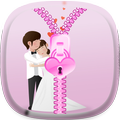 Romantic Zipper Lock Screen