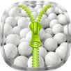 APK White Zipper Lock Screen
