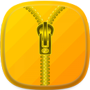 Yellow Zipper Lock Screen APK