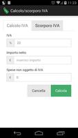 Calcolo/scorporo IVA Screenshot 2