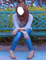 Hijab Selfie - Blue Jeans ภาพหน้าจอ 1