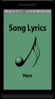 Hindi Lyrics of Hero plakat