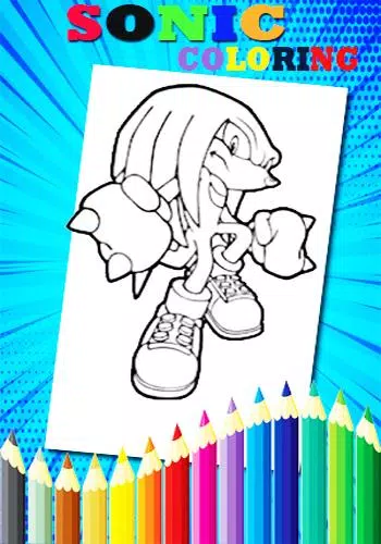 Download do APK de Livro para colorir Sonic para Android