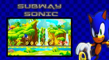 Subway Jump Sonic Run Game पोस्टर